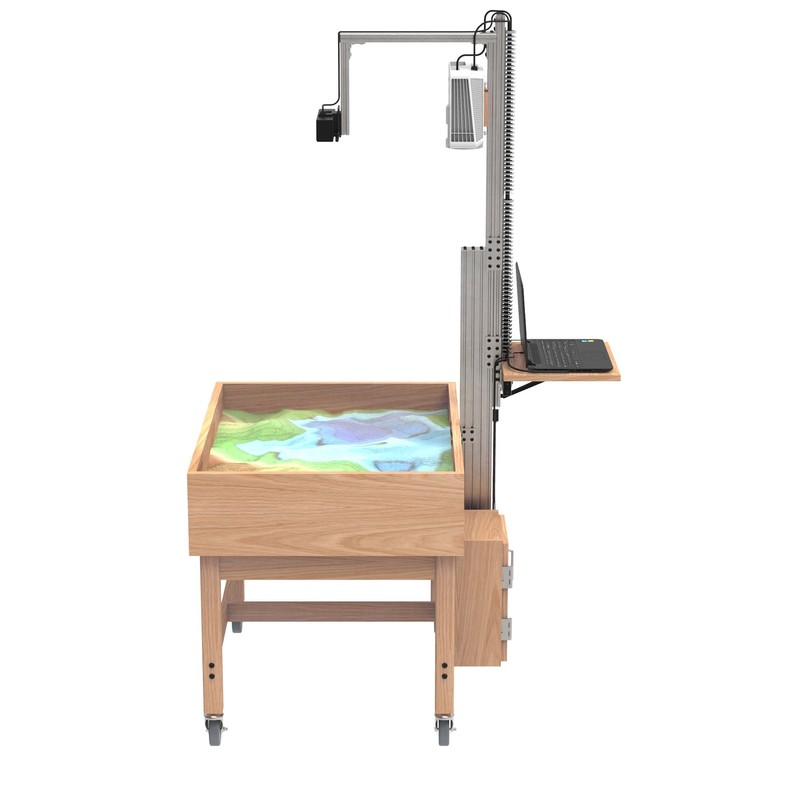 Interactive Augmented Reality Sandbox for STEM Learning