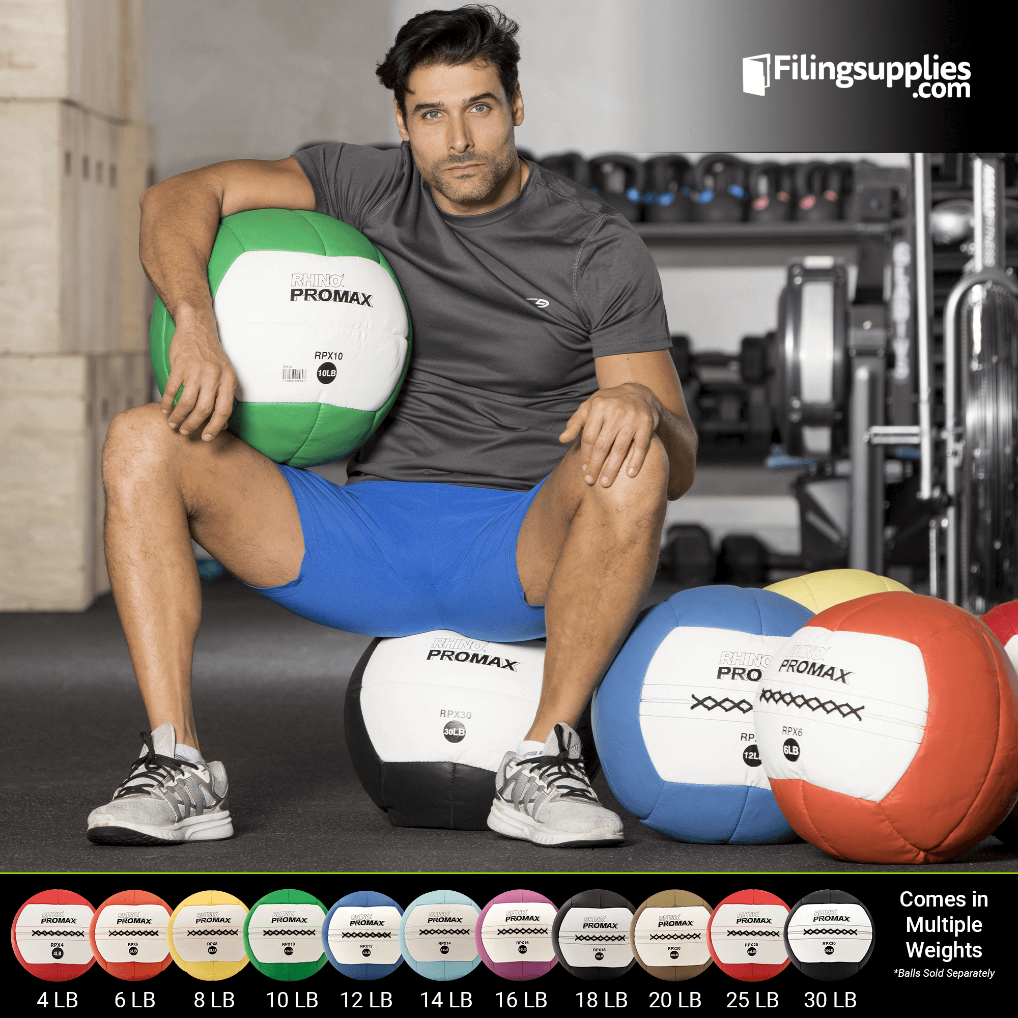 Rhino Promax Medicine Ball for Strength Training