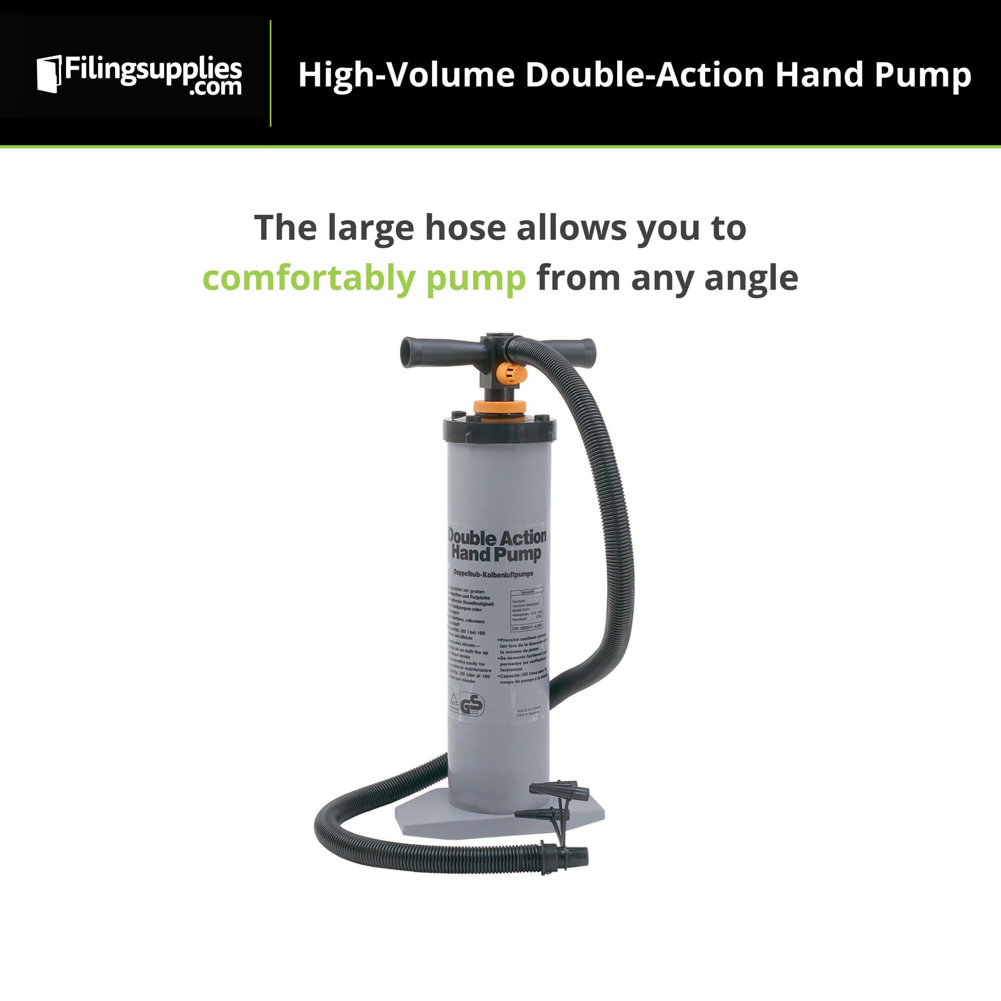 Champion High Volume Double Action Hand Pump