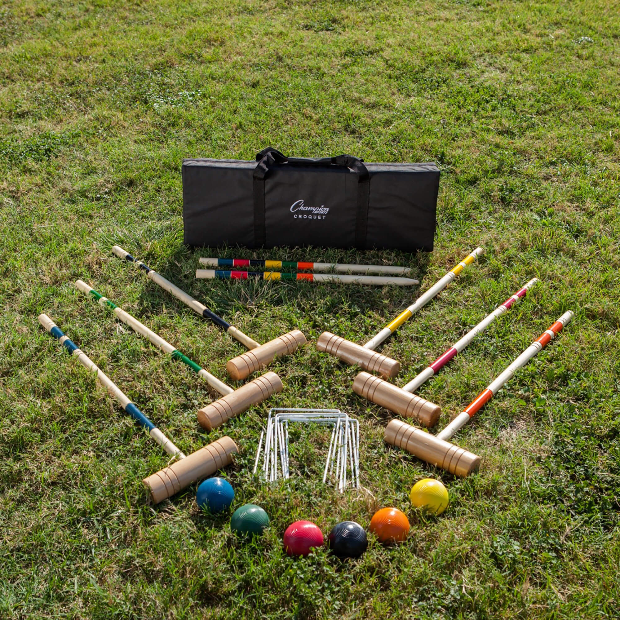 Champion Deluxe Croquet Tournament Set