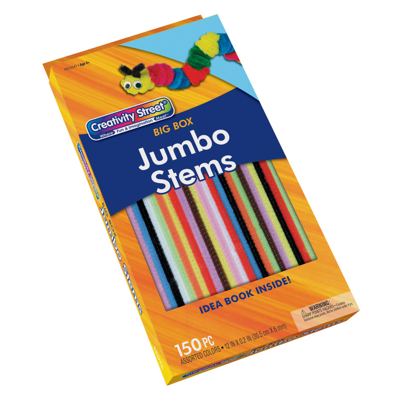 Stem Variety Pack, Big Box, 12'' x 6 mm, 150 Pieces