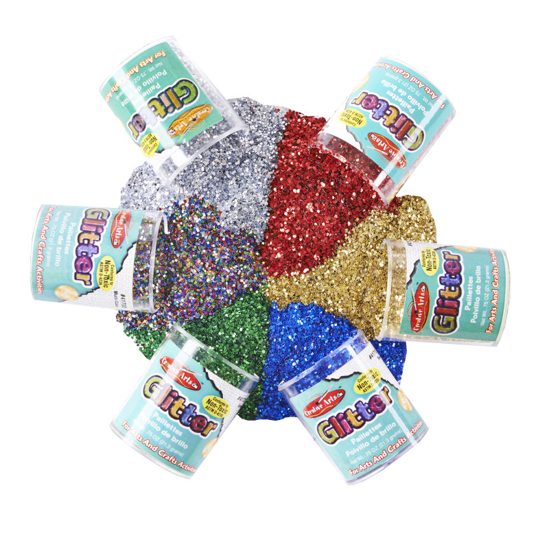Creative Arts Glitter Set, Pack of 6