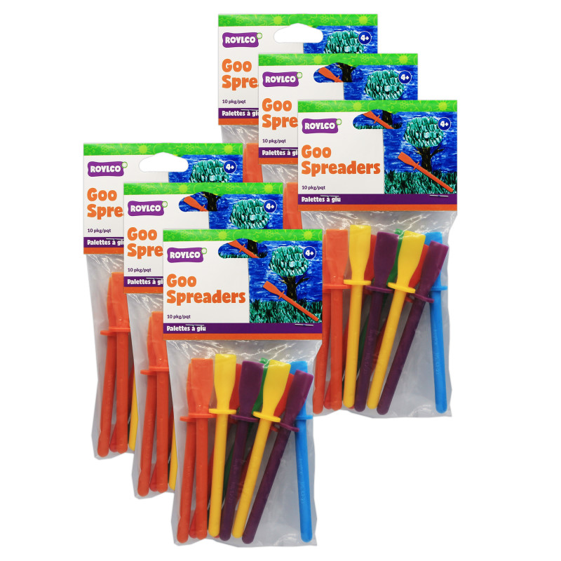 Goo Spreaders, 10 Per Pack, 6 Packs