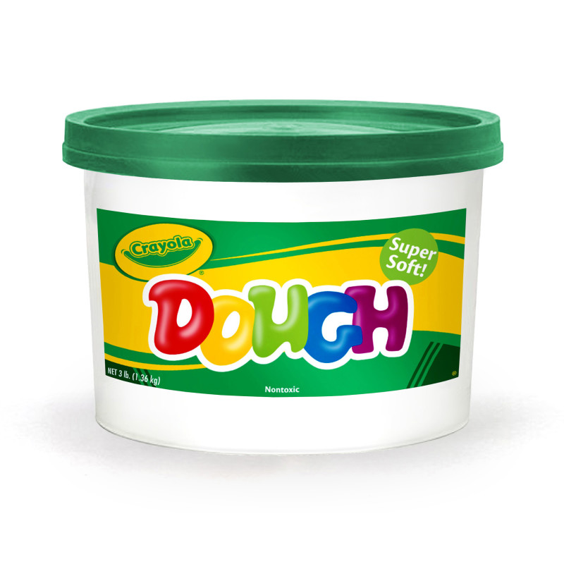 Super Soft Modeling Dough, Green, 3 lb.