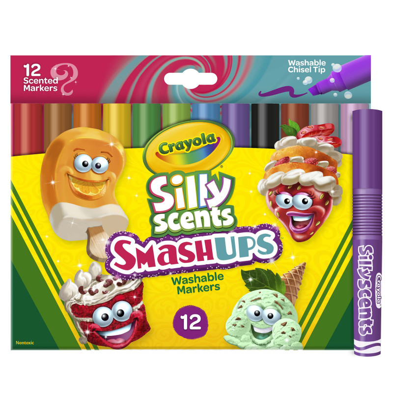 Wedge Tip Silly Scents Smash Ups, 12 Count