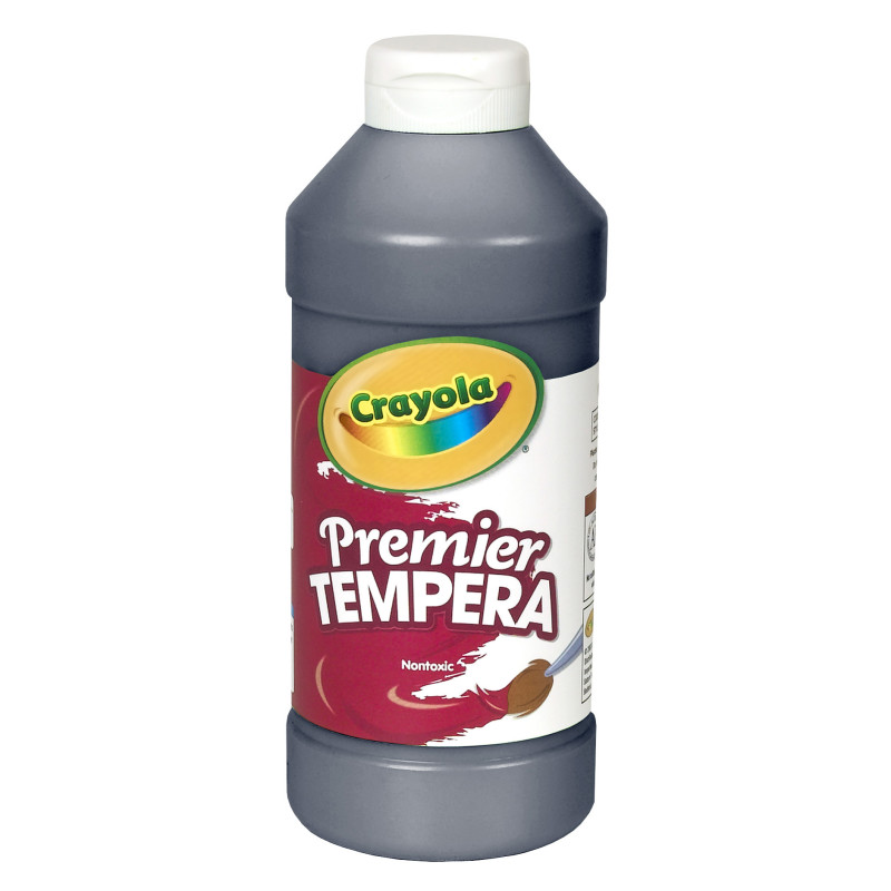 Premier Tempera Paint, 16 oz, Black