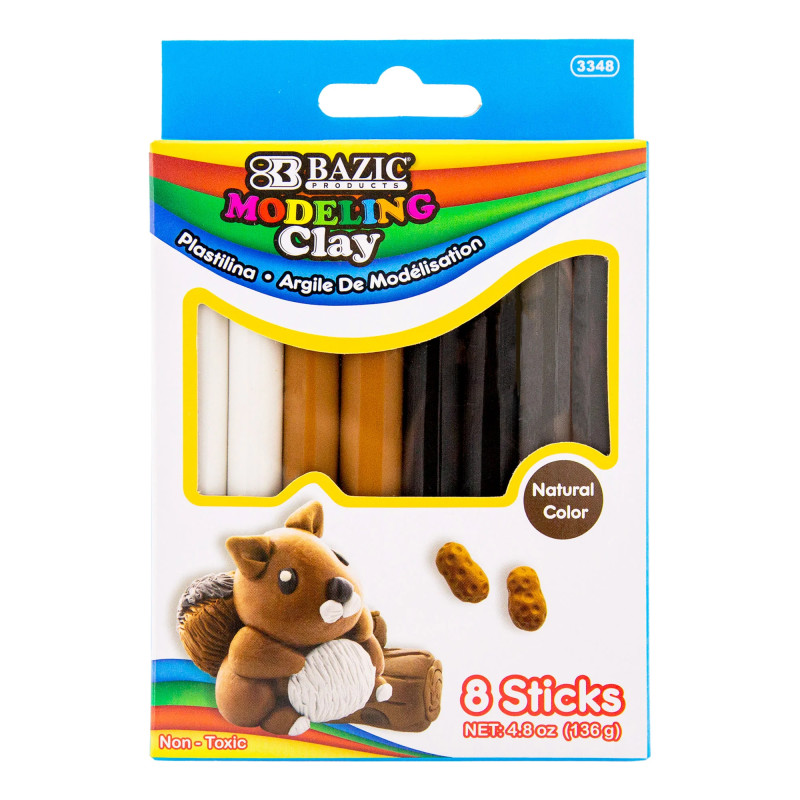 Modeling Clay Sticks, .8 oz (136g), 4 Natural/Earth Colors