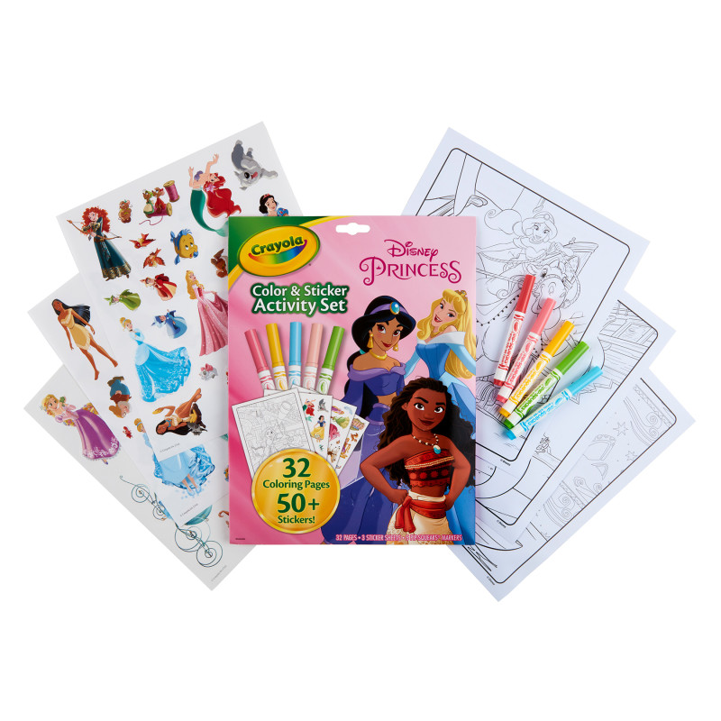Color & Sticker Activity Set, Princess