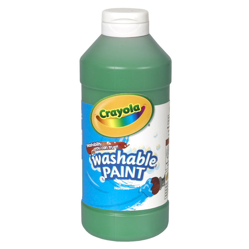 Washable Paint, Green, 16 o.