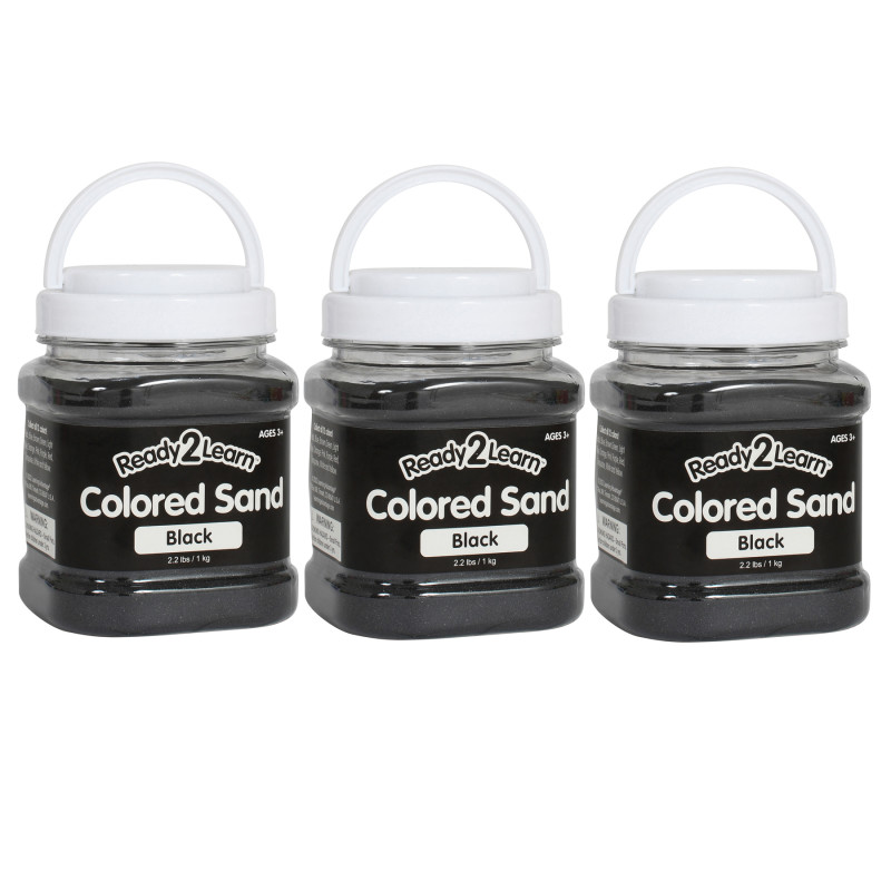 Colored Sand - Black - .2 l.ar - Pack of 3