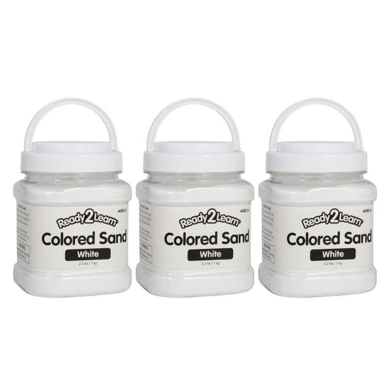 Colored Sand - White - .2 l.ar - Pack of 3