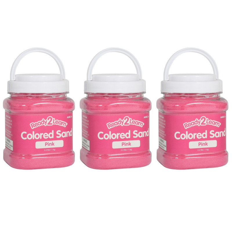 Colored Sand - Pink - .2 l.ar - Pack of 3
