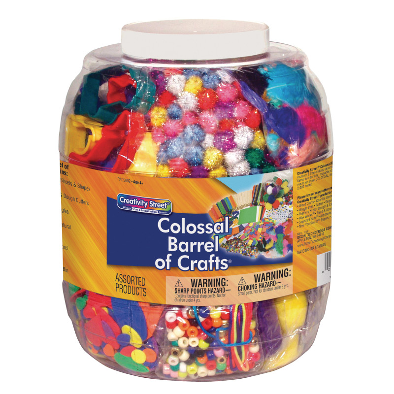 Colossal Barrel of Crafts, Assorted Colors & Sizes, 1 Kit