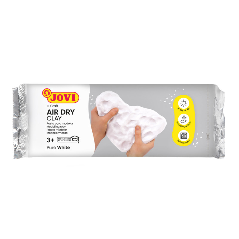 Air Dry Clay, White, .2lb Bar