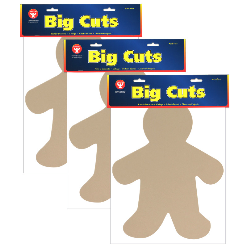 People Cut-Out, 16'' Me Kid, 25 Per Pack, 3 Packs