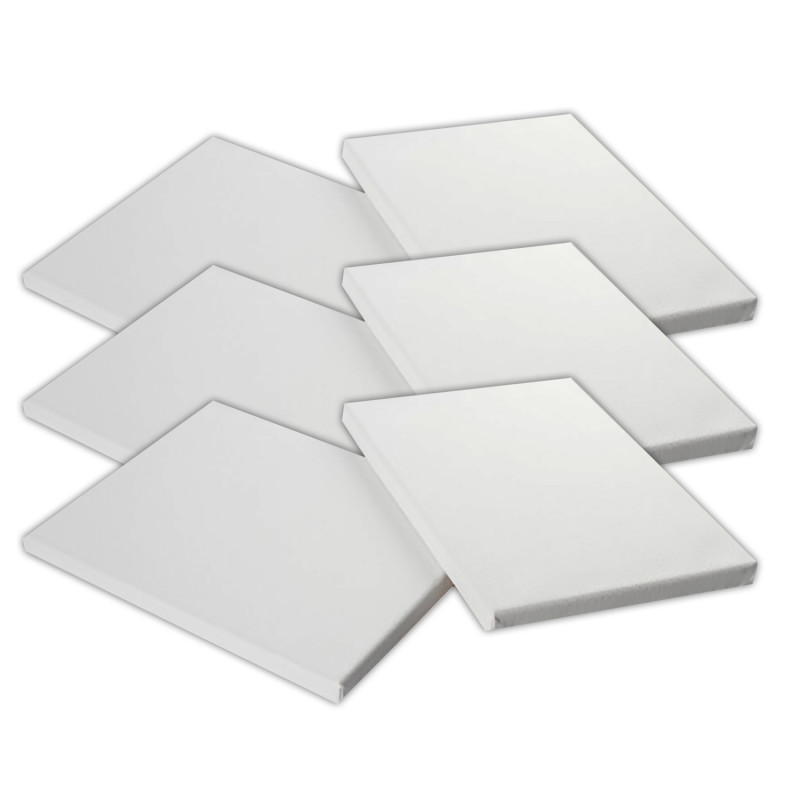 Stretched Canvas, 9'' x 12'', 2 Per Pack, 3 Packs