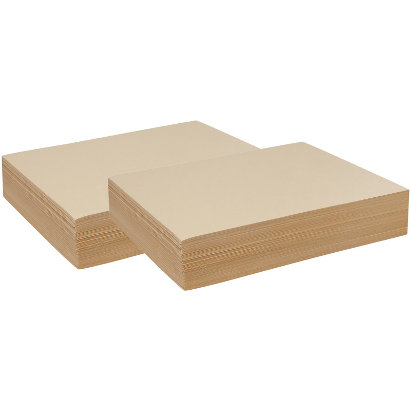 Drawing Paper, Manila, 9'' x 12'', 500 Sheets Per Pack, 2 Packs