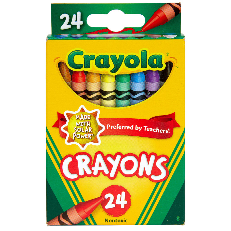 Crayons, Regular Size, 24 Count
