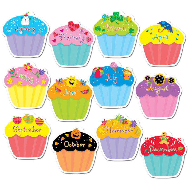 Designer Cut-Outs, Cupcakes, 10''