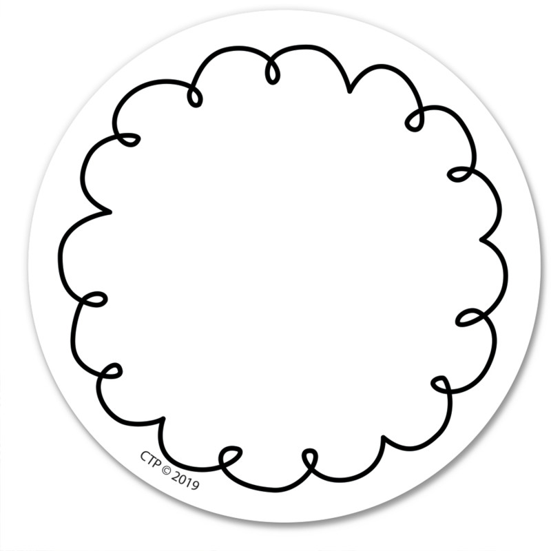 Loop-de-Loop 3'' Designer Cut-Outs, Pack of 36