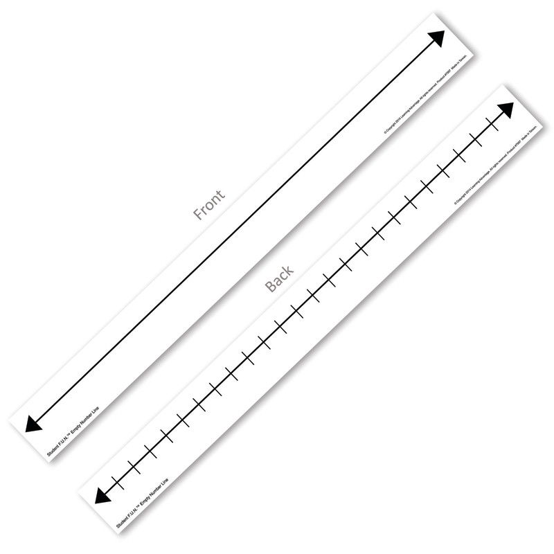 Student ...mpty Number Line - Set of 10