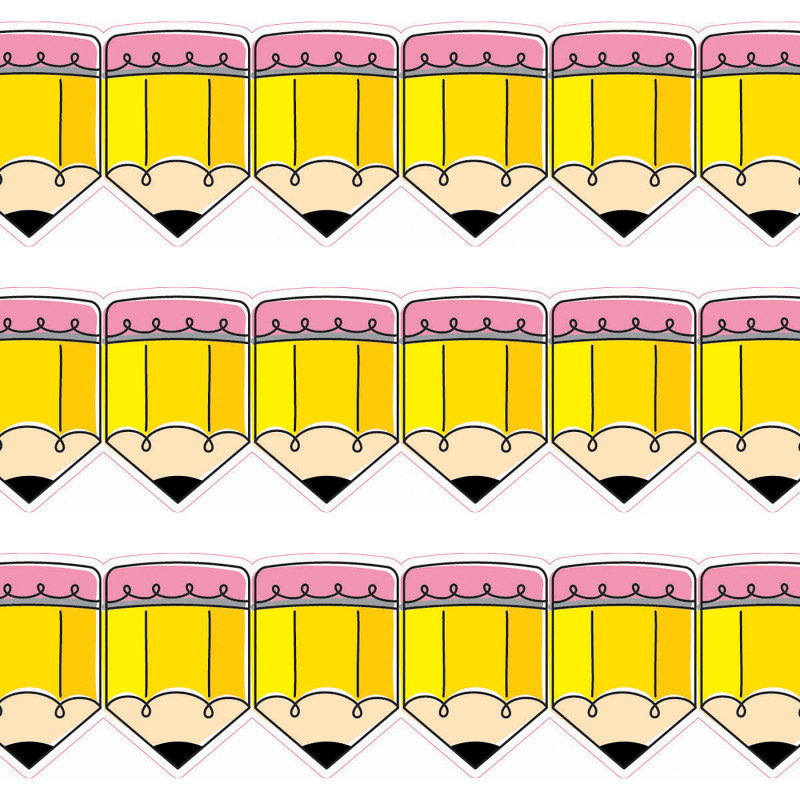 Doodle Pencils EZ Border, 48 Feet Per Pack, 3 Packs