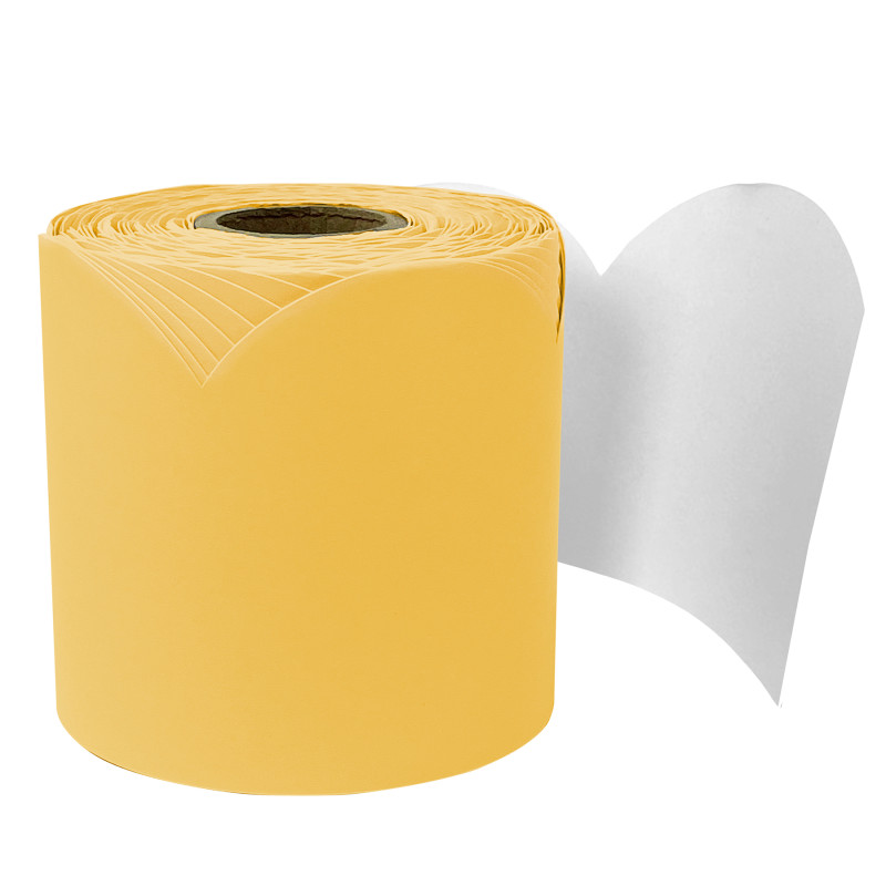 Rolled Scalloped Bulletin Board Border, Goldenrod, 65 Feet