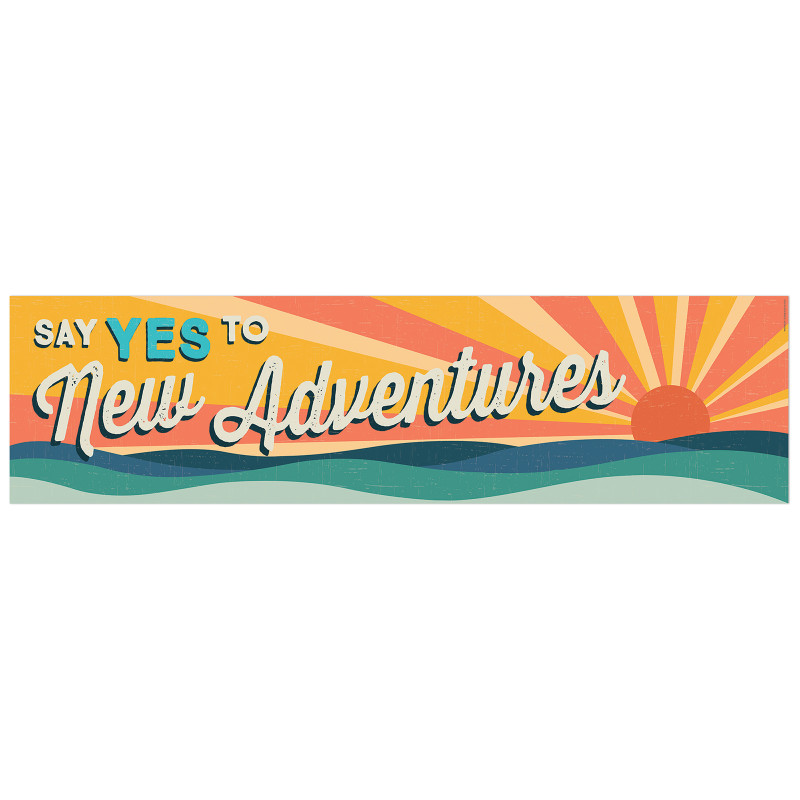 Adventurer Horizontal Banner, 45'' x 12''