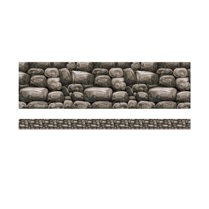 Curiosity Garden Stone Wall Deco Trim, 37 Feet