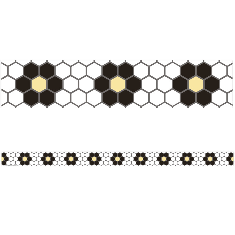 The Hive Floral Mosaic Deco Trim, 37 Feet