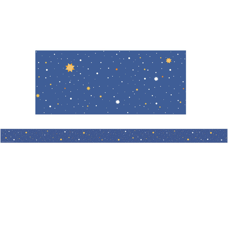 Once Upon A Dream Starry Night Deco Trim, 37 Feet