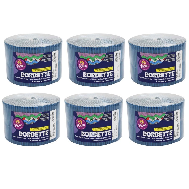 Decorative Border, Rich Blue, 2-1/4'' x 50', 6 Rolls
