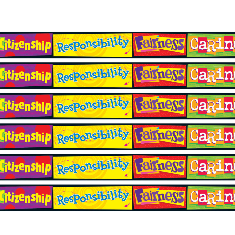 Character Education Bolder Borders, 3. 75' Per Pack, 6 Packs