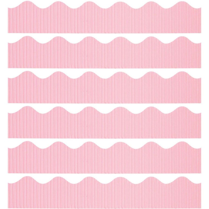 Decorative Border, Pink, 2-1/4'' x 50', 6 Rolls