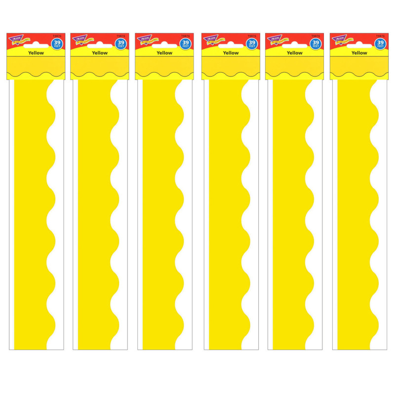 Yellow Terrific Trimmers, 39 Feet Per Pack, 6 Packs