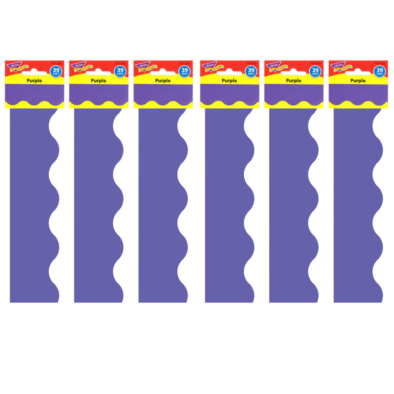 Purple Terrific Trimmers, 39 Feet Per Pack, 6 Packs