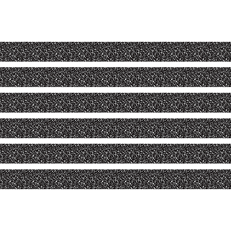 Composition Straight Border Trim, 35 Feet Per Pack, 6 Packs