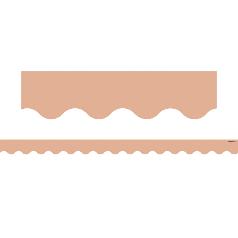 Sedona Sand Scalloped Border Trim, 35 Feet