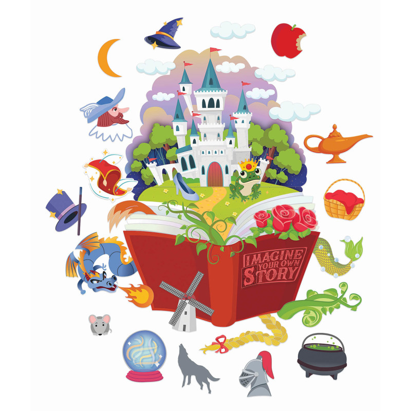 Once Upon A Dream Imagine Your Own Story Bulletin Board Set, 30 Pieces