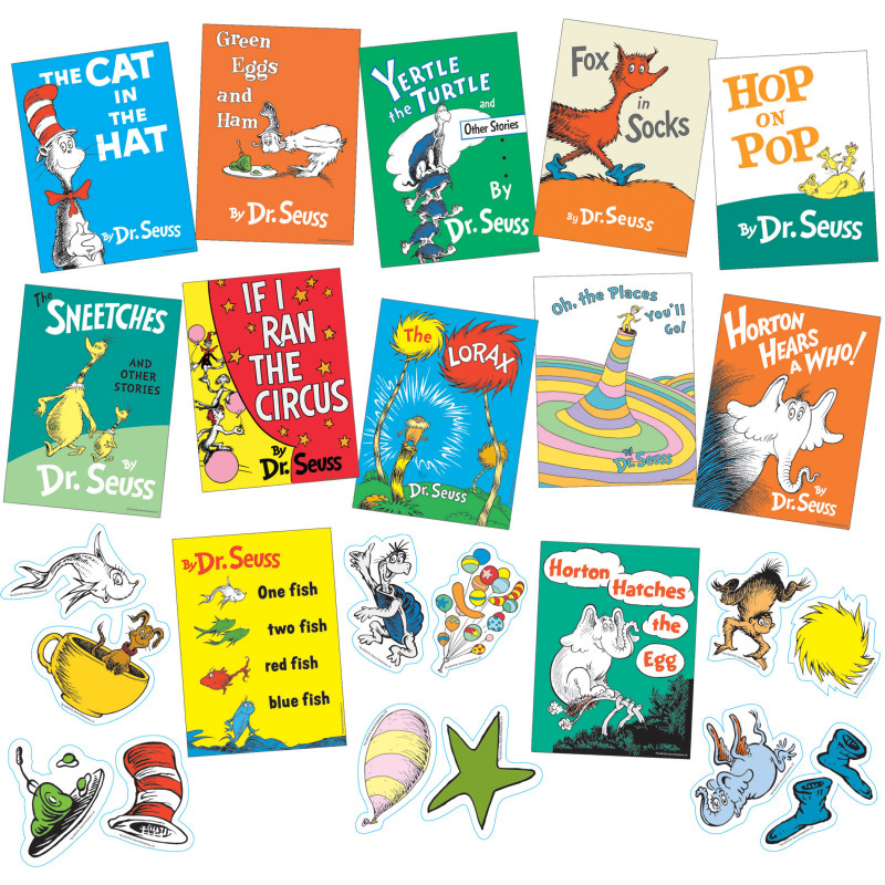 Dr. Seuss Books Mini Bulletin Board Set