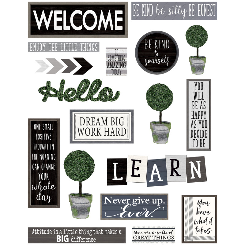 Modern Farmhouse Wall Decor Bulletin Board Set