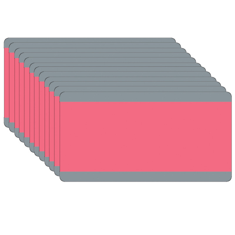 Big Reading Guide, 3-3/4'' x 7-1/4'', Rose, Pack of 12