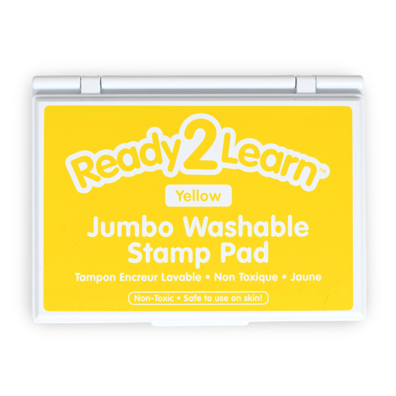 Jumbo Washable Stamp Pad - Yellow - .2''L x .1''W