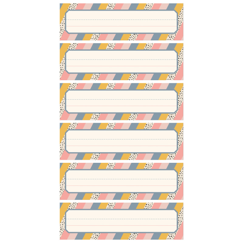 We Belong Nameplates, 36 Per Pack, 6 Packs