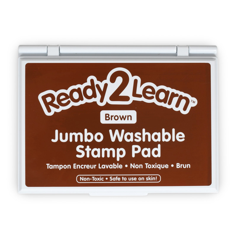 Jumbo Washable Stamp Pad - Brown - .2''L x .1''W