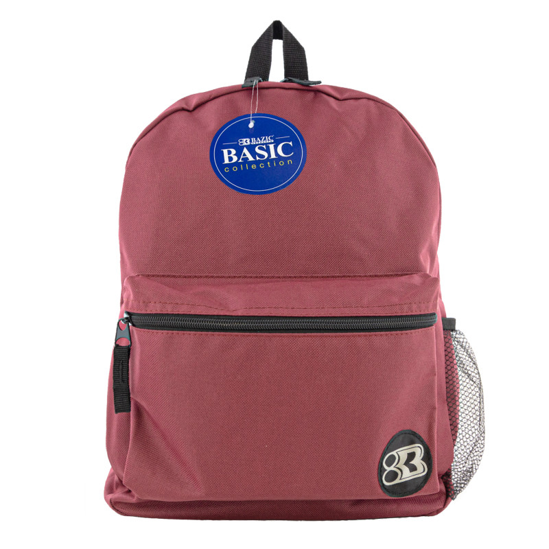 Basic Backpack 16'' Burgundy
