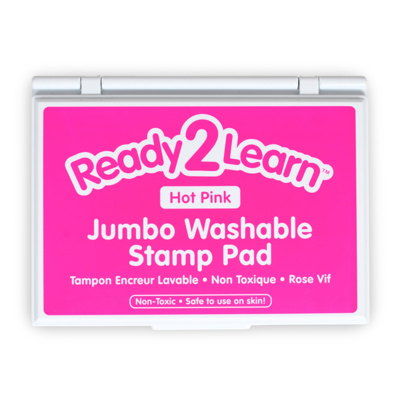 Jumbo Washable Stamp Pad - Hot Pink - .2''L x .1''W