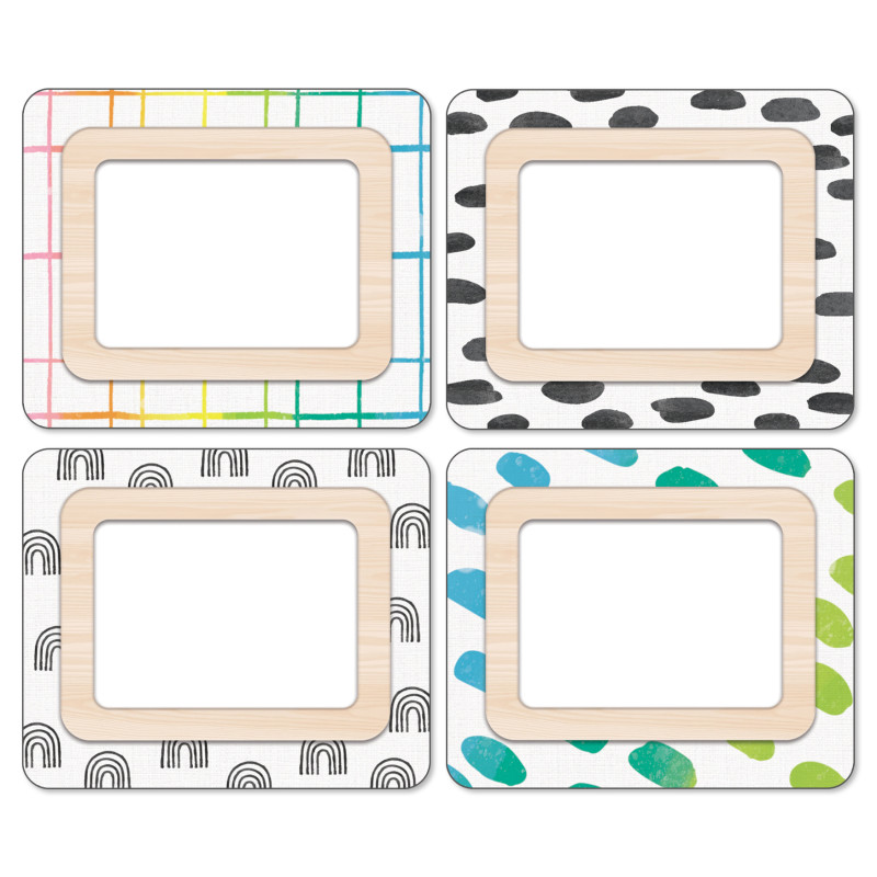 Creatively Inspired Name Tags, 40 Per Pack, 6 Packs