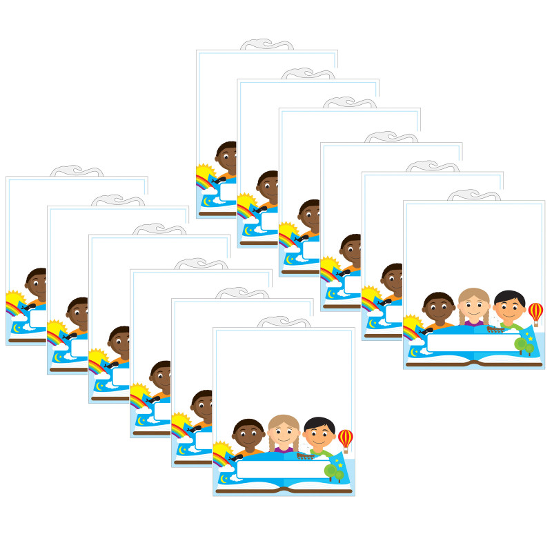 Multicultural File Buddy Storage Bag, 1. 5'' x 1. 5'', Pack of 12