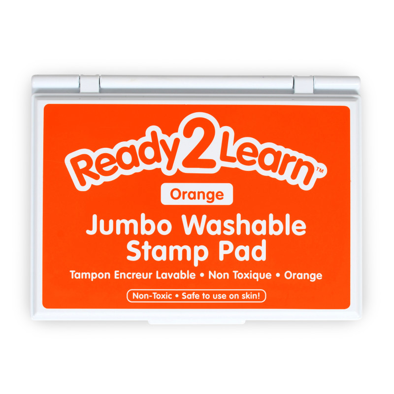 Jumbo Washable Stamp Pad - Orange - .2''L x .1''W